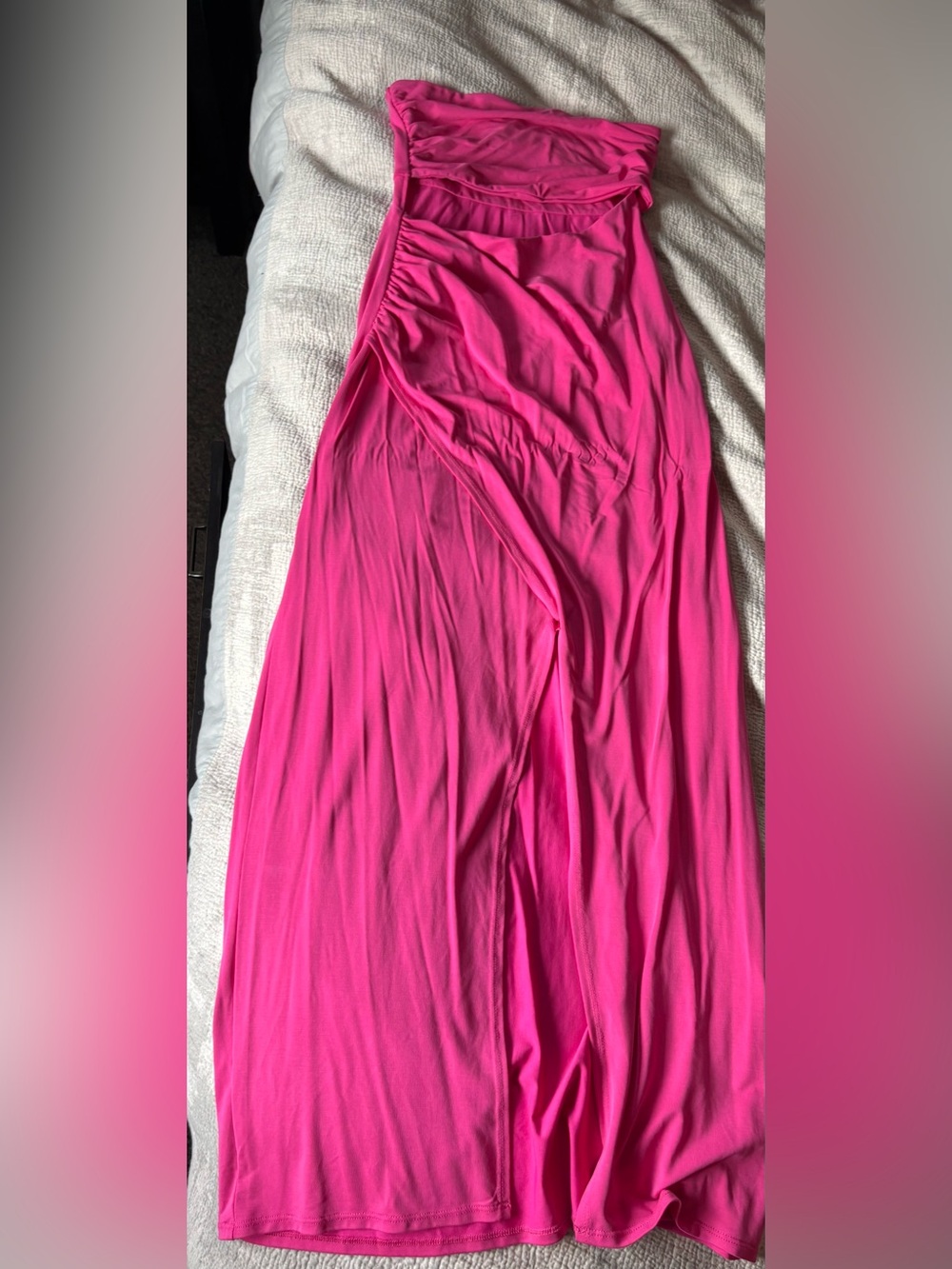 l*space Hot Pink Maxi Dress With Slit